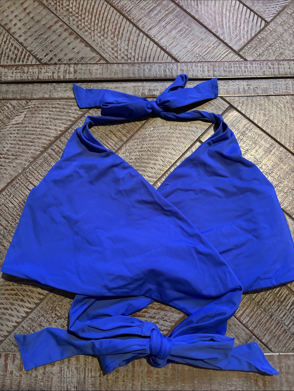 Athleta Cobalt Blue Bikini Top with Inner Support